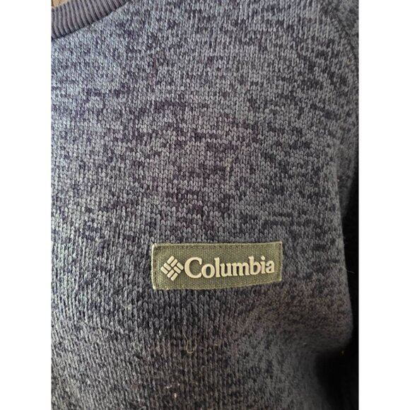 Columbia Mens Sweater Long Sleeve Gray Blue Size XXL Polyester - Picture 2 of 7